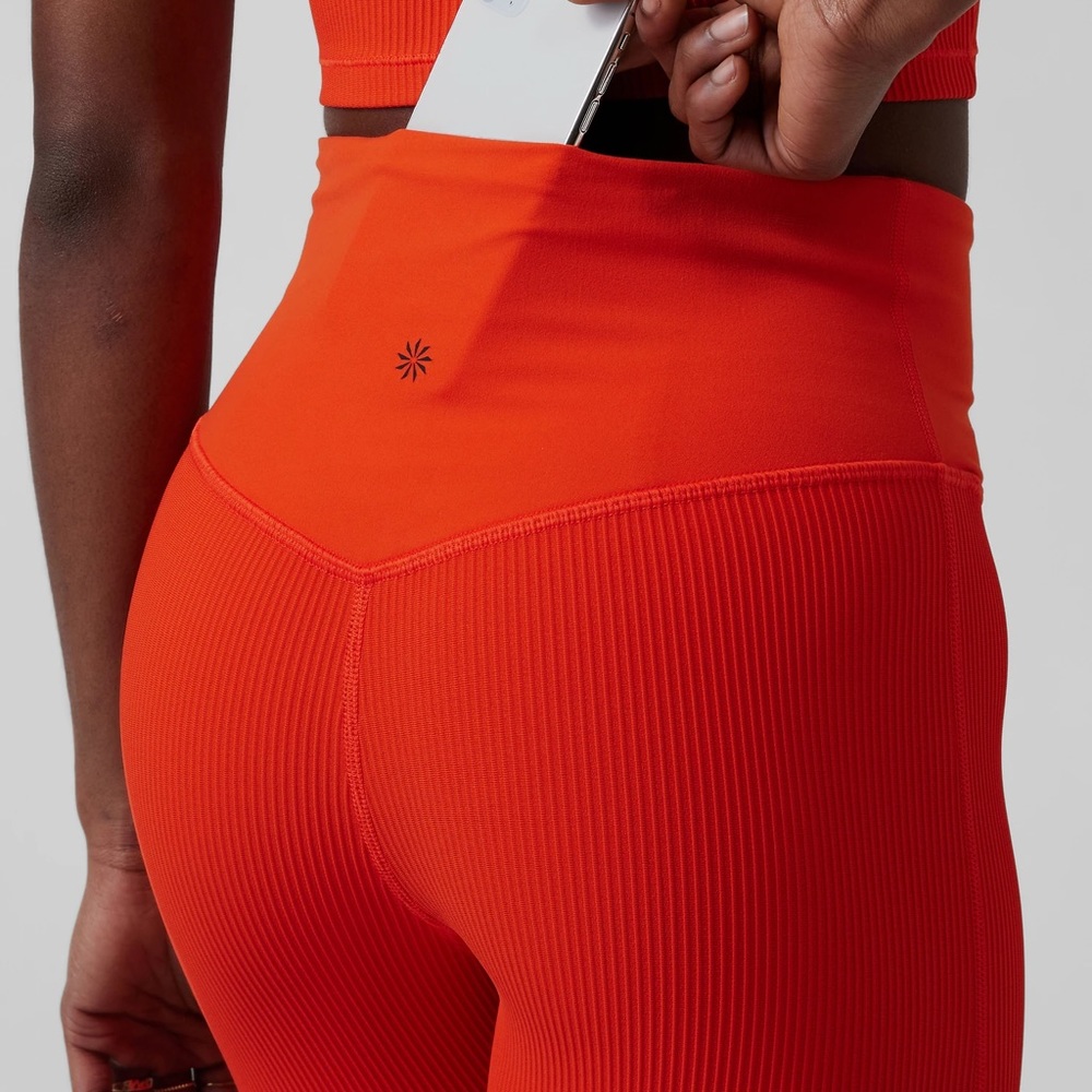 Athleta Elation Crossover Rib 7/8 Tight sz S Small - Picture 7 of 12